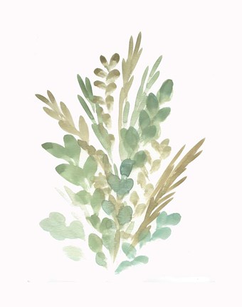 Framed Farmhouse Florals II Print