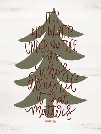 Framed Around the Tree Print