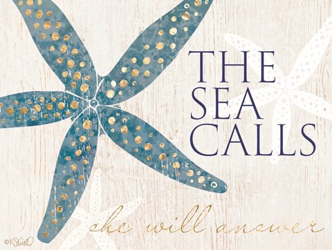 Framed Sea Calls Print