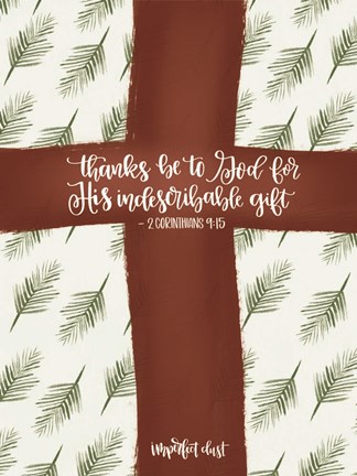 Framed Indescribable Gift Print