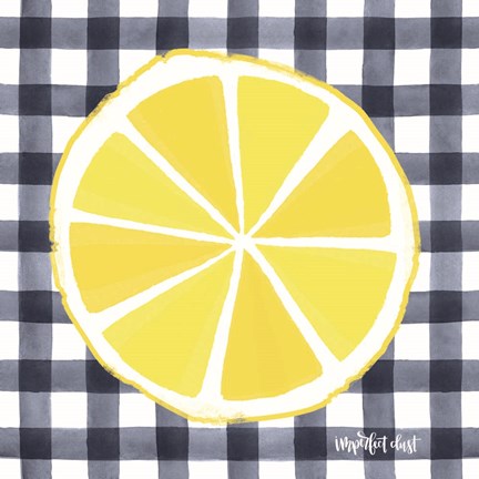 Framed Lemon Slice Print