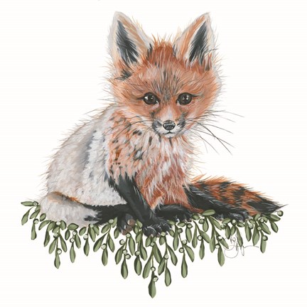 Framed Baby Fox Print