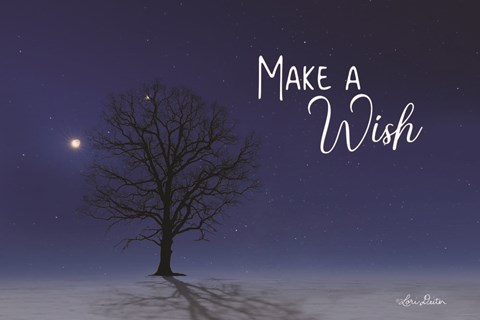Framed Make a Wish Print