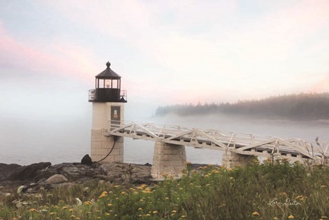 Framed Marshall Point Lighthouse Print
