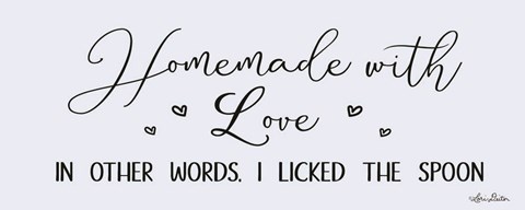 Framed Homemade with Love Print