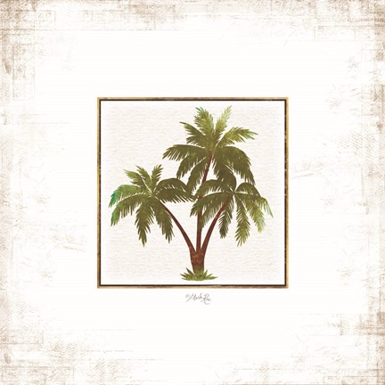 Framed Palm Trees Print