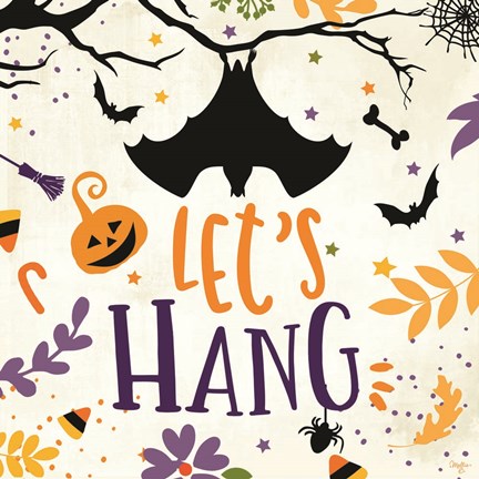 Framed Let&#39;s Hang Print