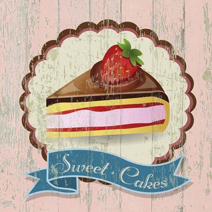 Framed Sweet Cakes Print