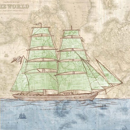 Framed Vessel II Print