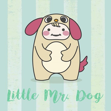 Framed Li&#39;l Dog Print