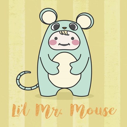 Framed Li&#39;l Mouse Print
