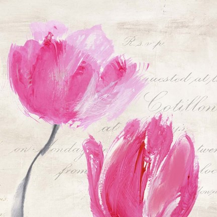 Framed Classic Tulips II Print