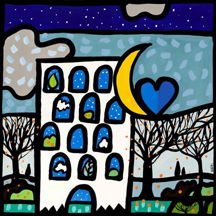 Framed Dentro di noi c&#39;e Sempre un Cielo Stellato Print