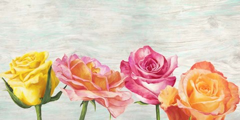 Framed Funky Roses Print