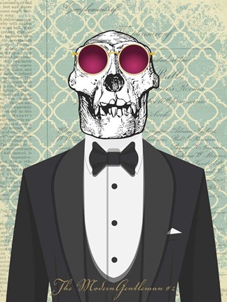 Framed Modern Gentleman #2 Print