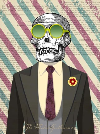 Framed Modern Gentleman #4 Print