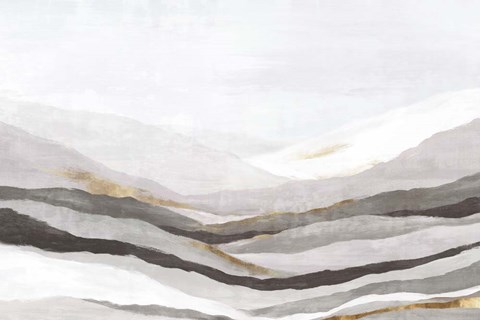 Framed Far Away Land II Neutral Version Print