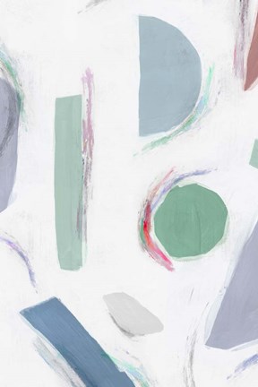 Framed Terrazzo I Print