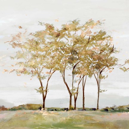 Framed Golden Acre Wood Print