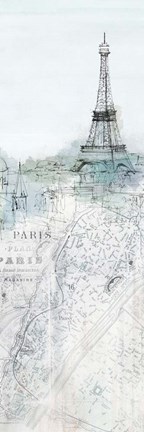 Framed Soir De Paris II Print