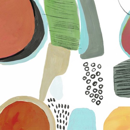 Framed Joyous I Print