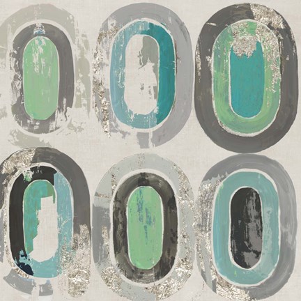 Framed Concentric Emotion II Print