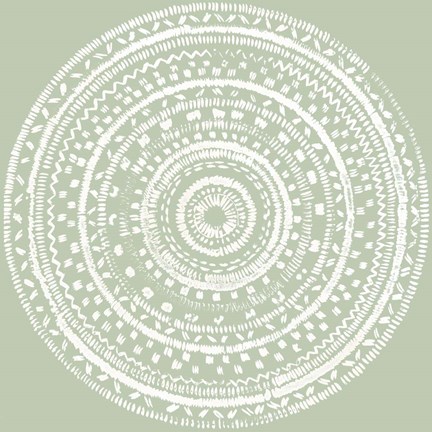 Framed Circles of Life II Print