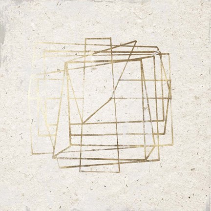 Framed Golden Embrace II Print