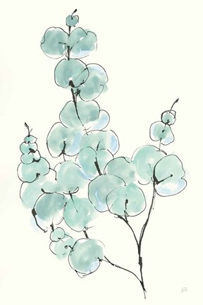 Framed Eucalyptus Branch III Print