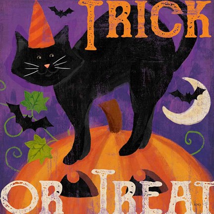 Framed Festive Felines V Print