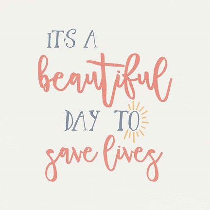 Framed Nurse Inspiration I Color Print