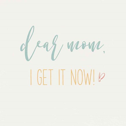 Framed Mom Inspiration I Color Print