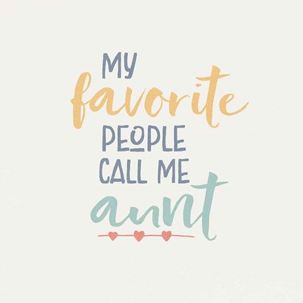 Framed Aunt Inspiration IV Color Print