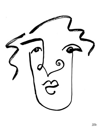 Framed Making Faces VIII Print