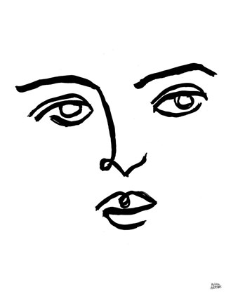 Framed Making Faces VI Print