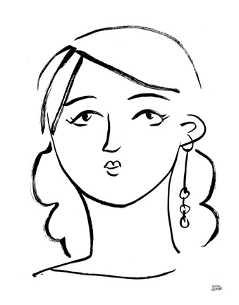 Framed Making Faces I Print