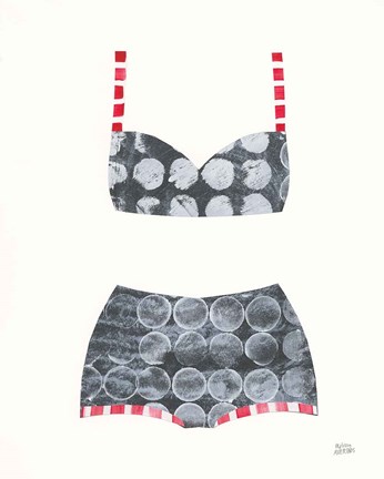 Framed Bathing Beauty I Print