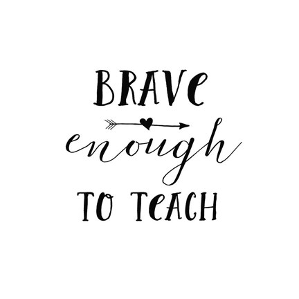 Framed Teacher Inspiration II Print