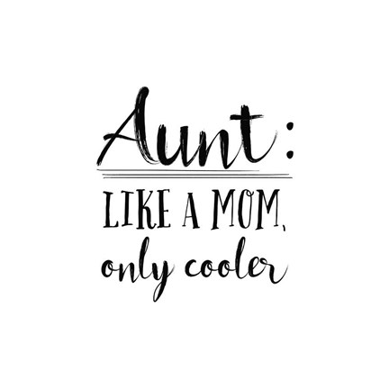 Framed Aunt Inspiration I Print