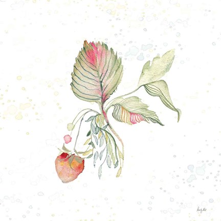 Framed Botticelli Plants V Print