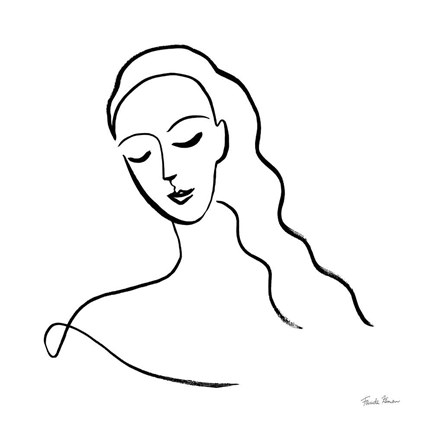 Framed Faces III Print