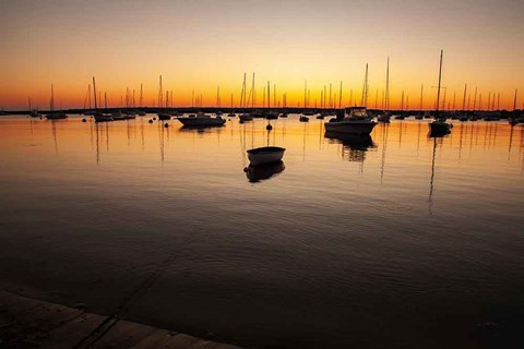 Framed Marthas Vineyard Sunset II Print