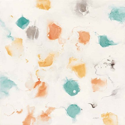 Framed Sunflower Nougat I Print