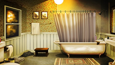 Framed Bathroom Print