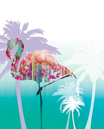 Framed Flamingo Print