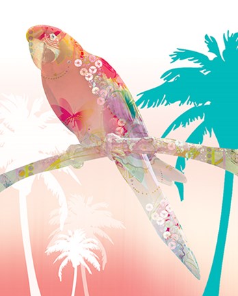 Framed Parrot Print