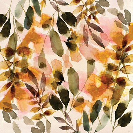 Framed Blush Floral Print