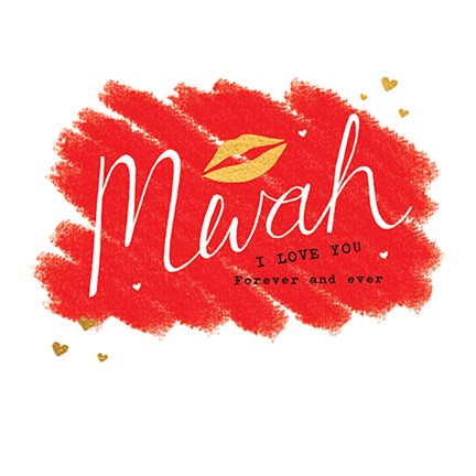 Framed Mwah Print