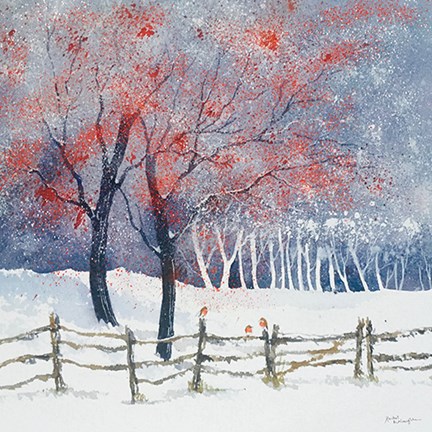 Framed Sitting on the Fence Print