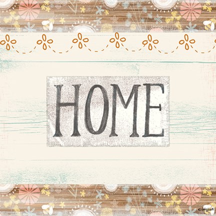 Framed Farmhouse Home Print